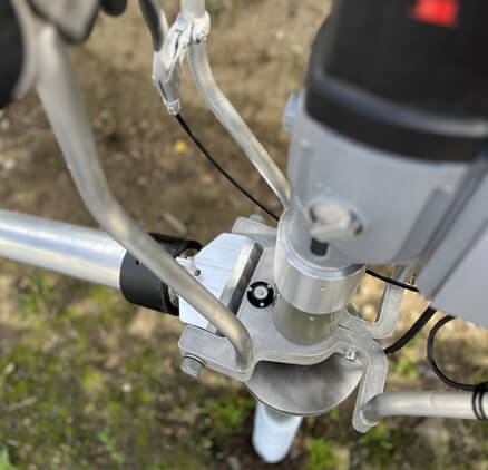 Drybase plaatsingsmachine en schroefkop voor schroefpalen