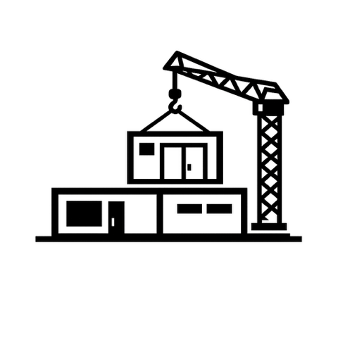 Modulaire gebouw of woning